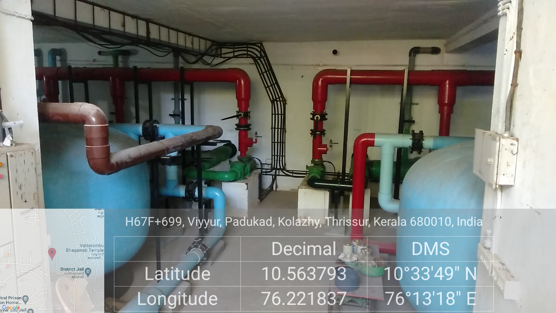 Water Recycling Unit - Vimala International Aquatic Academy